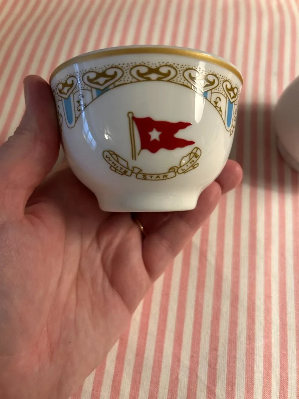 Titanic Reproduction Sugar and Creamer Set